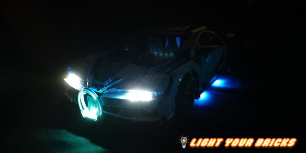 LED Light Kit für Lego Bugatti Chiron 42083